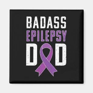 Epilepsie Awareness Epilepsy Vater Lila Ribbon Magnet