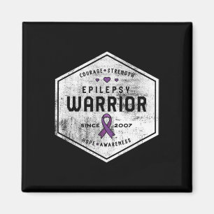 Epilepsie Awareness Epilepsy Warrior Seit 2007 Magnet
