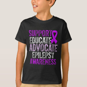 Epilepsie Awareness Epileptic Warrior Survivor 10 T-Shirt