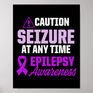 Epilepsie Awareness Epileptic Warrior Survivor 12 Poster