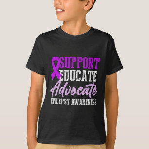Epilepsie Awareness Epileptic Warrior Survivor 13 T-Shirt