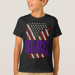 Epilepsie Awareness Epileptic Warrior Survivor 17 T-Shirt