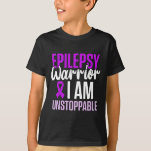 Epilepsie Awareness Epileptic Warrior Survivor 23 T-Shirt