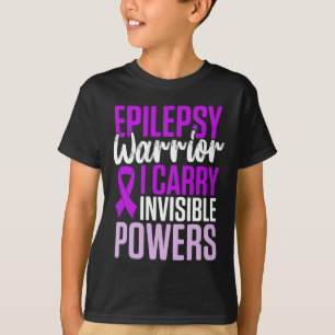 Epilepsie Awareness Epileptic Warrior Survivor 27 T-Shirt