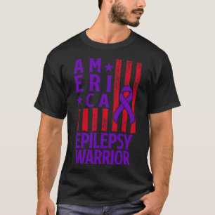 Epilepsie Awareness Epileptic Warrior Survivor 28 T-Shirt