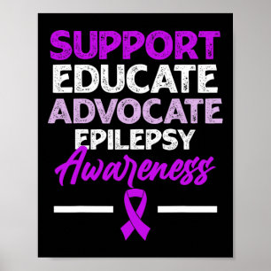 Epilepsie Awareness Epileptic Warrior Survivor 2 Poster