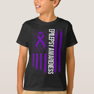 Epilepsie Awareness Epileptic Warrior Survivor 3 T-Shirt
