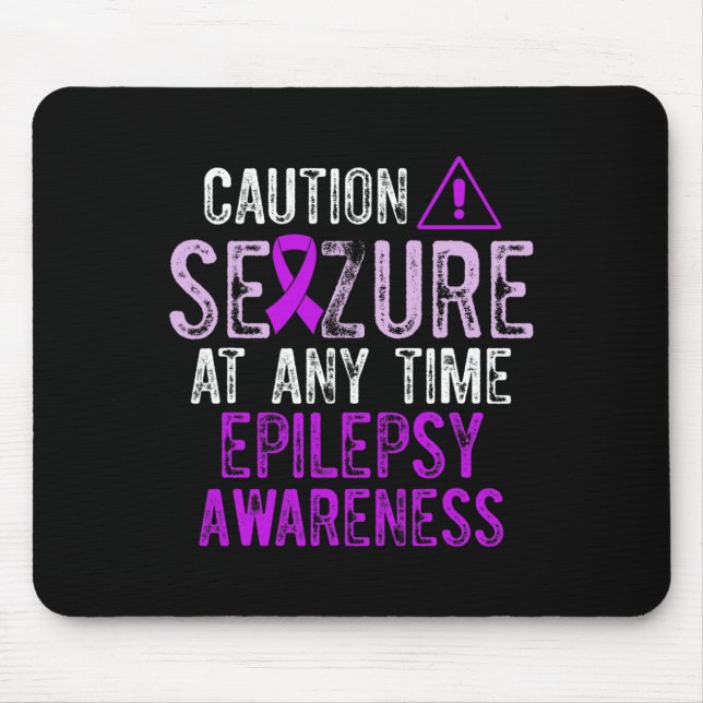 Epilepsie Awareness Epileptic Warrior Survivor 5 Mousepad (Vorne)