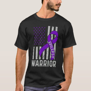Epilepsie Awareness Epileptic Warrior Survivor T-Shirt