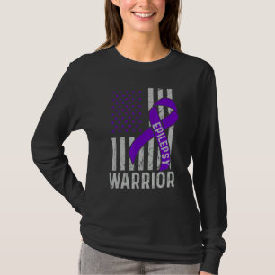 Epilepsie Awareness Epileptic Warrior Survivor T-Shirt