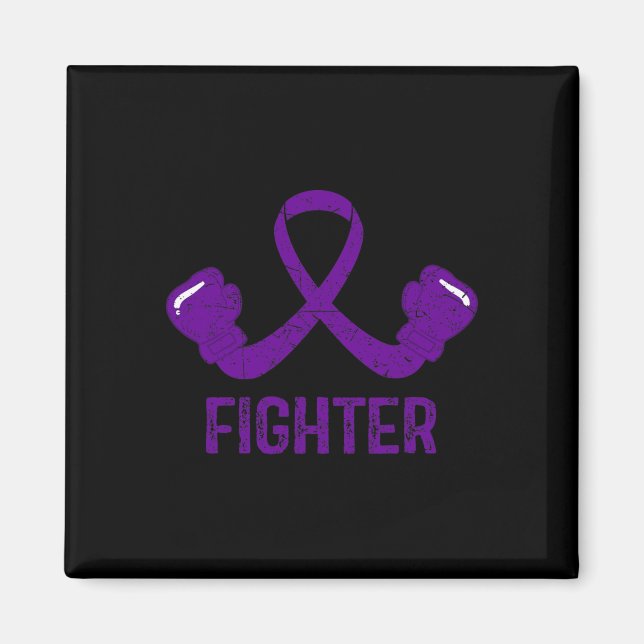 Epilepsie Awareness Fighter Magnet (Vorne)