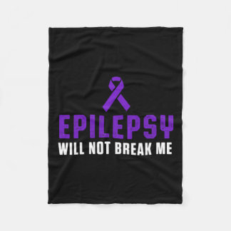 Epilepsie Awareness Fun Therapies Epileptic Warrio Fleecedecke