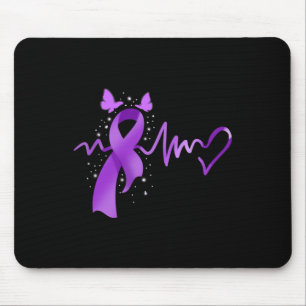 Epilepsie Awareness Heartbeat Mousepad
