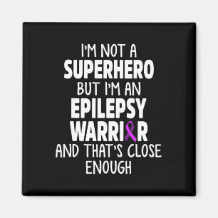 Epilepsie Awareness Hero Epileptic Warrior Survivo Magnet