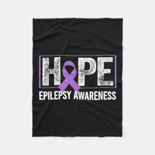 Epilepsie Awareness - Hope Epilepsy Awareness Fleecedecke
