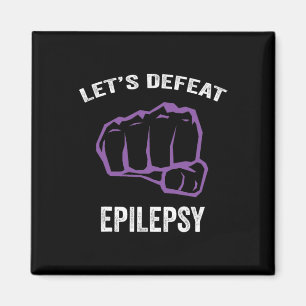Epilepsie Awareness Lila Ribbon - Epilepsy Awaren Magnet