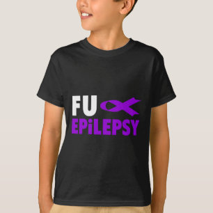 Epilepsie Awareness - Lila Ribbon Epilepsy Awaren T-Shirt
