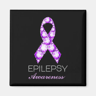 Epilepsie Awareness Lila Ribbon Epilepsy Awarenes Magnet