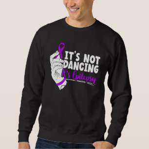 Epilepsie Awareness Lila Ribbon Sweatshirt