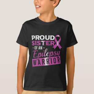 Epilepsie Awareness Lila Stolz Schwester der Epile T-Shirt