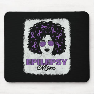 Epilepsie Awareness Mama Afro American Women Mousepad