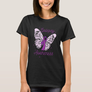 Epilepsie Awareness Montag Lila Multibbon-Advocate T-Shirt