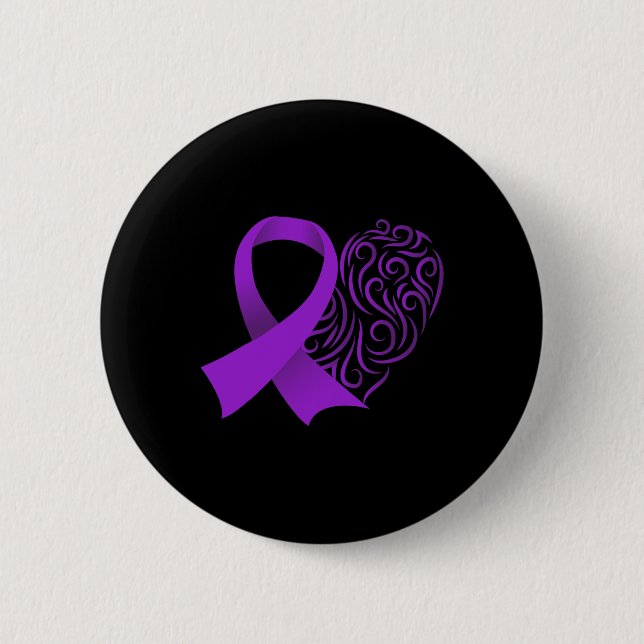 Epilepsie Awareness Montag Lila Multifunktionsleis Button (Vorderseite)