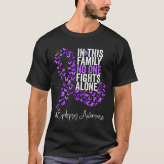 Epilepsie Awareness Montag Lila Schleife T-Shirt