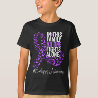 Epilepsie Awareness Montag Lila Schleife T-Shirt