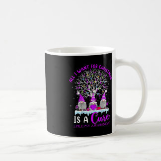 Epilepsie Awareness Ornament Weihnachtsbaum Gnomes Kaffeetasse