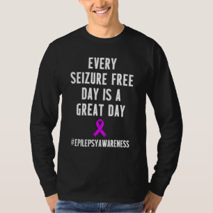 Epilepsie Awareness Seizure Free Epileptic Warrior T-Shirt