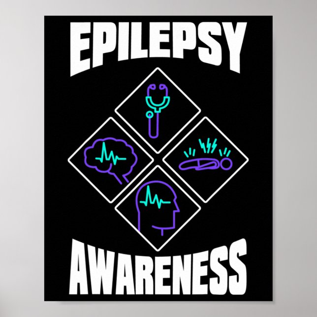 Epilepsie Awareness Specialize Epileptic Warrior S Poster (Vorne)