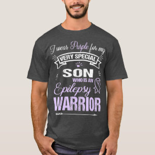 Epilepsie Awareness T support Son Warrior Walk T-Shirt