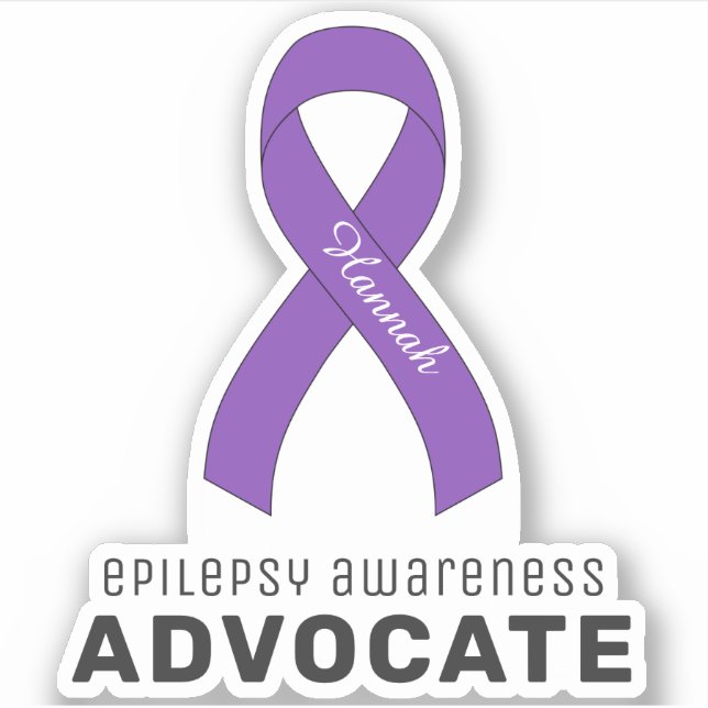 Epilepsie Awareness Vinyl Sticker (Vorderseite)