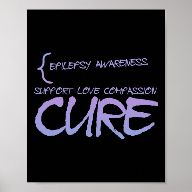 Epilepsie Bewusstsein 3 Poster (Vorne)