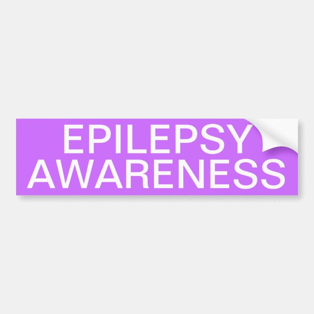 Epilepsie-Bewusstsein Autoaufkleber (Vorne)