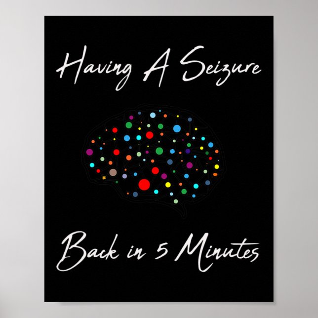 Epilepsie Bewusstsein bei einer Anfall Poster (Vorne)