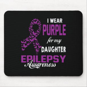 Epilepsie Bewusstsein, das ich Lila für meine Toch Mousepad