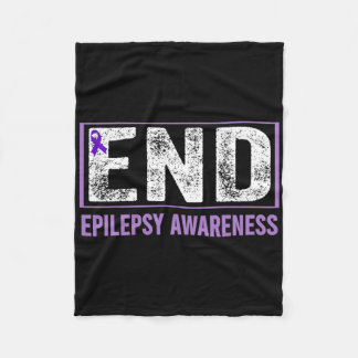 Epilepsie Bewusstsein - Ende Epilepsie Lila Epilep Fleecedecke