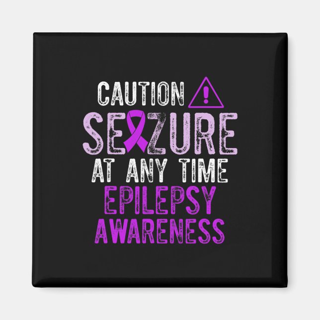 Epilepsie-Bewusstsein Epileptischer Krieger Überle Magnet (Vorne)