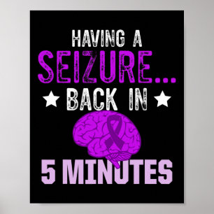 Epilepsie-Bewusstsein Epileptischer Krieger Überle Poster