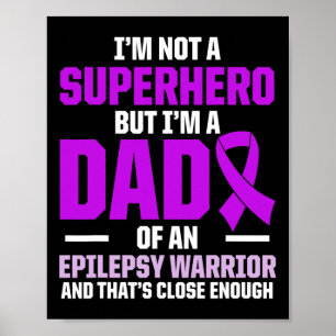 Epilepsie-Bewusstsein Epileptischer Krieger Überle Poster