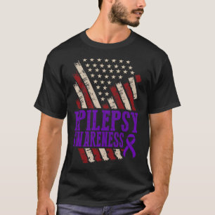Epilepsie-Bewusstsein Epileptischer Krieger Überle T-Shirt