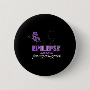 Epilepsie-Bewusstsein für meine Tochter- Epilepsie Button