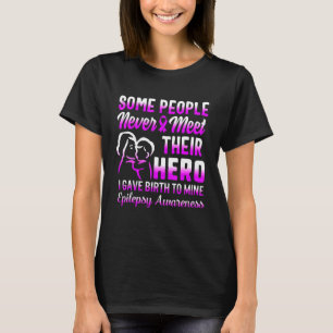 Epilepsie Bewusstsein Hero Anfall Mutter von Epile T-Shirt