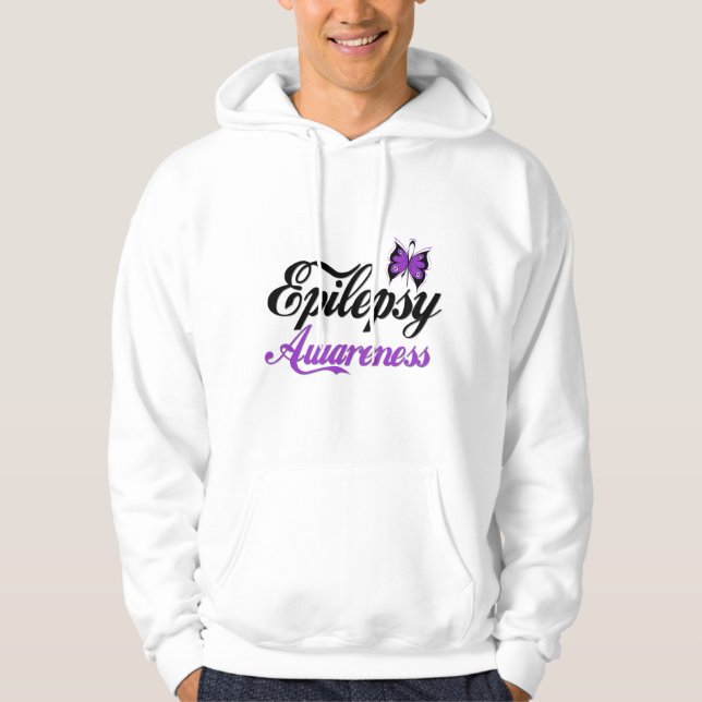 Epilepsie-Bewusstsein Hoodie (Vorderseite)