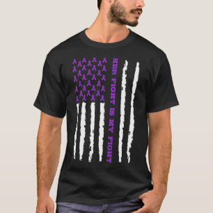 Epilepsie Bewusstsein ist ihr Kampf ist mein Kampf T-Shirt