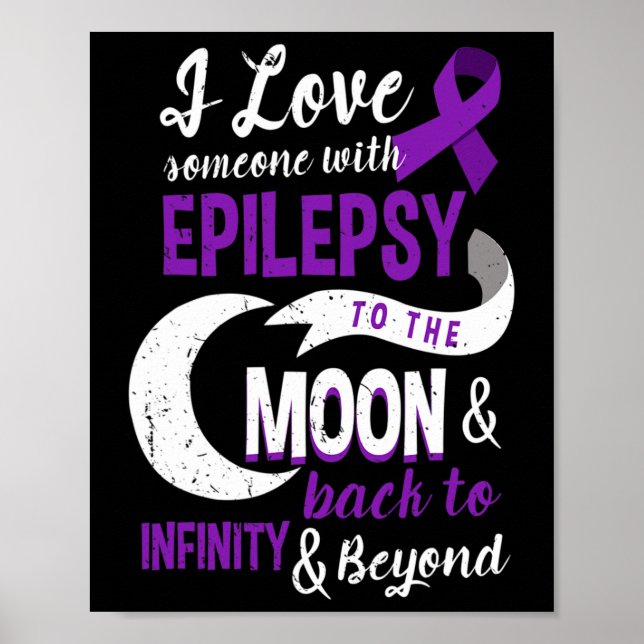 Epilepsie Bewusstsein - Liebe Son Mama Vater Tocht Poster (Vorne)