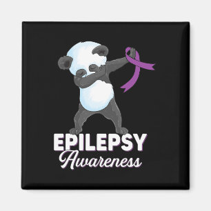 Epilepsie Bewusstsein Monat Dabbing Panda Epilepsy Magnet