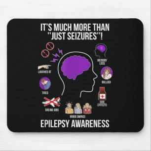 Epilepsie Bewusstsein Monat Epilepsie Krieger Mousepad